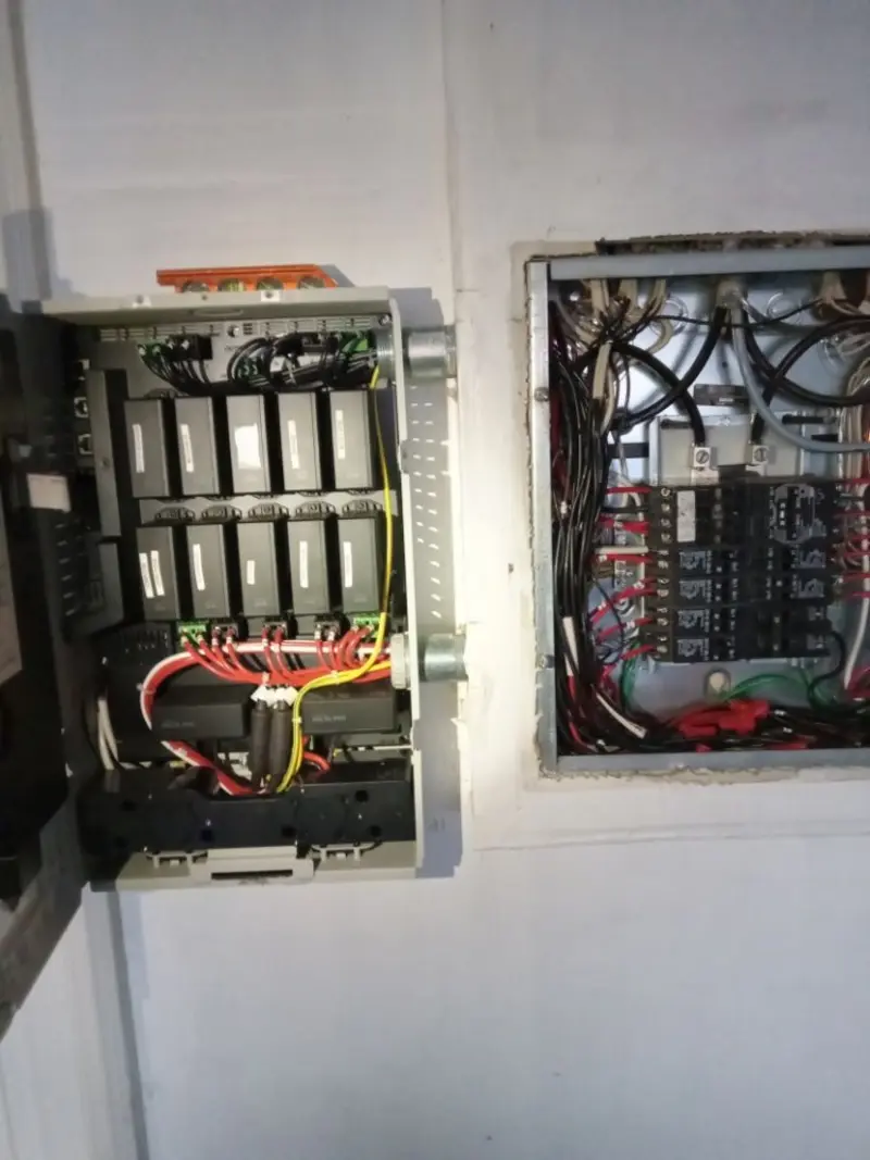 Electrical panel upgrade completed for Electrical Inspection in Old Jamestown